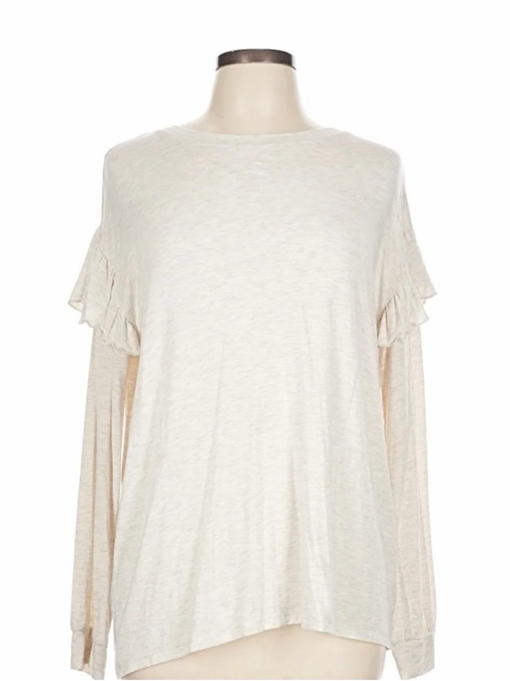 Matilda Jane Cream Ruffle Detail Long Sleeve Top - Women
